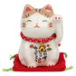 Ginger Tom Japanese Lucky Cat and Red Cushion