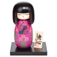 Girl in Violet Kimono Large Kokeshi Doll