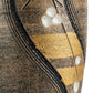 Gold Plum Japanese Ceramic Vase detail