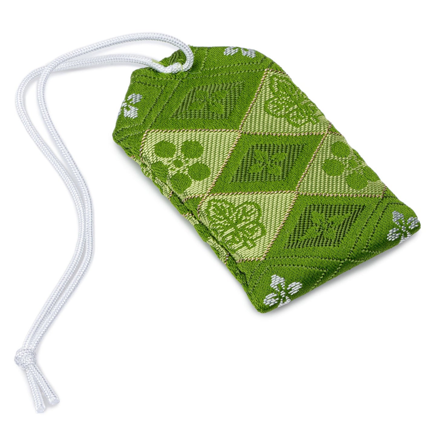 Green Kamon Japanese Omamori Lucky Charm