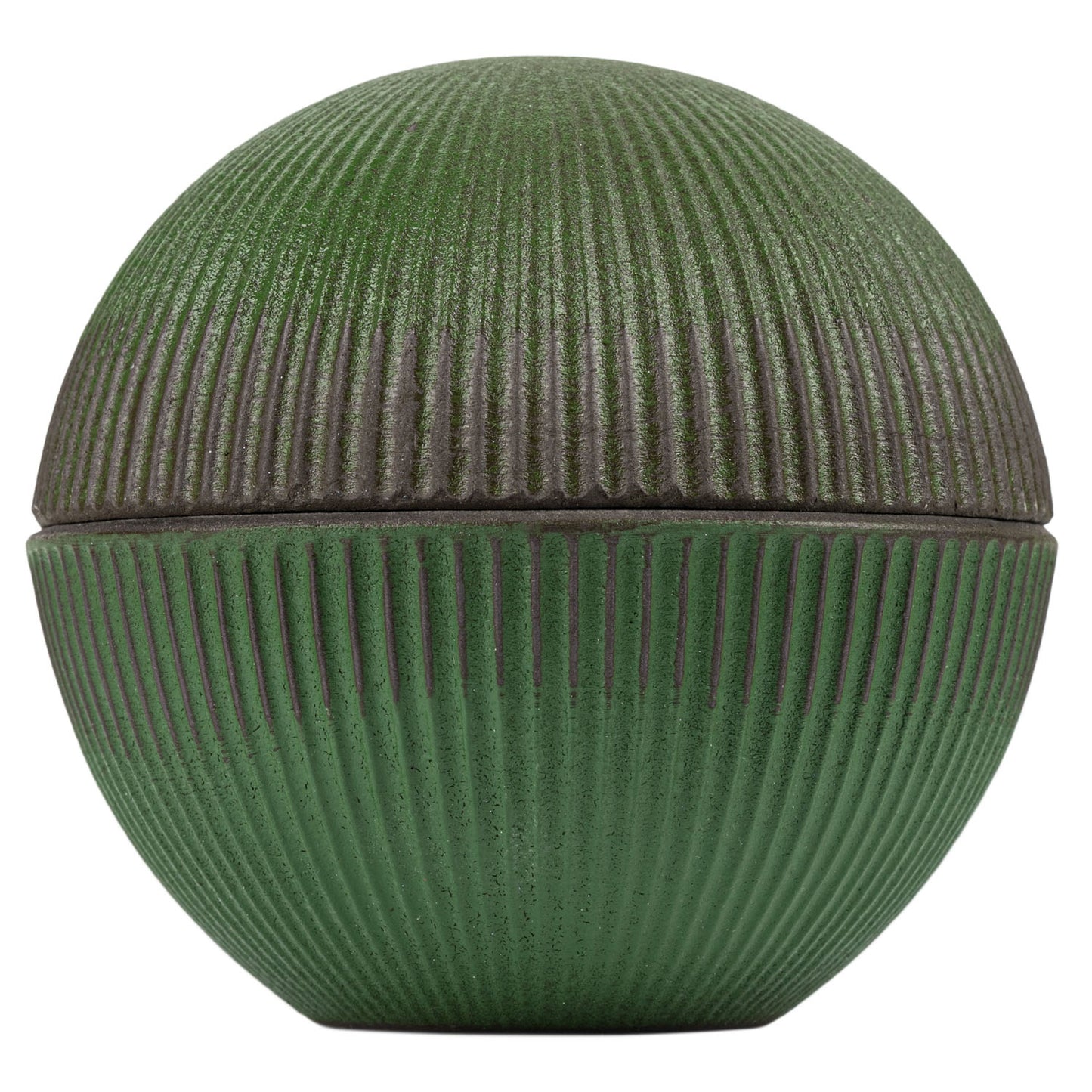 Green Temari Premium Japanese Bowl and Lid side