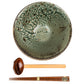Green Wabi Sabi Premium Japanese Ramen Bowl Set top
