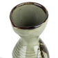 Grey Sasa Traditional Japanese Sake Jug rim