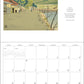 Haiku Japanese Art and Poetry 2027 Calendar example month 4