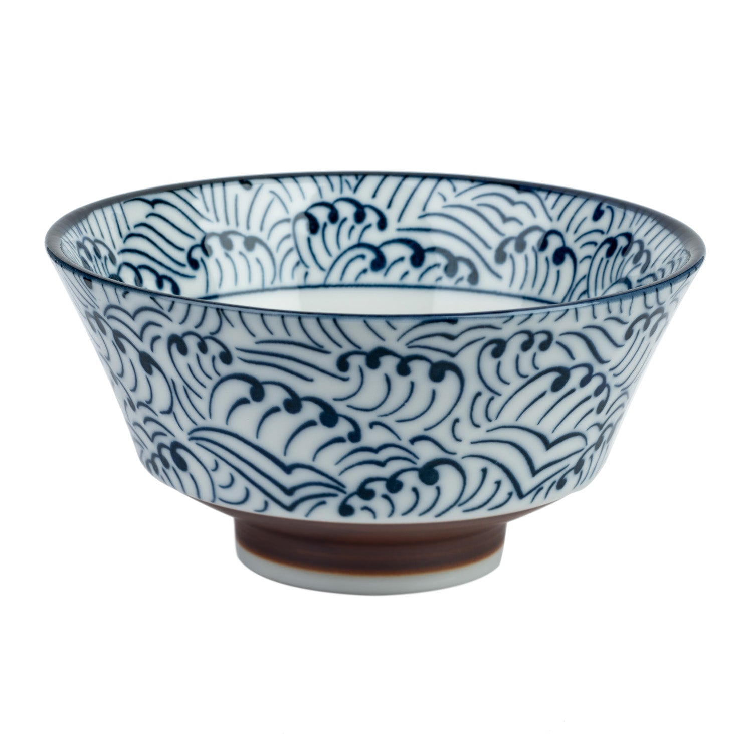 Hamon Blue Wave Japanese Rice Bowl