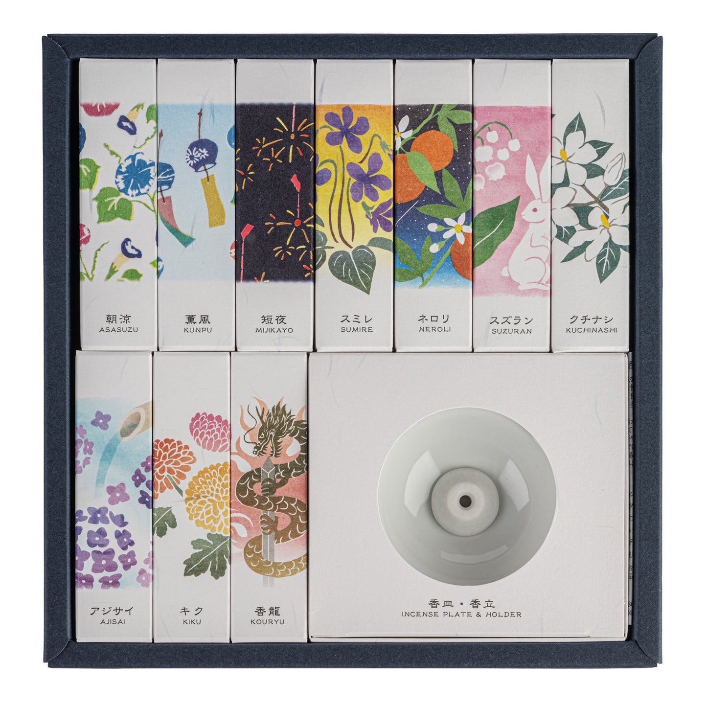 Hanga Irodori Organic Japanese Incense Gift Set