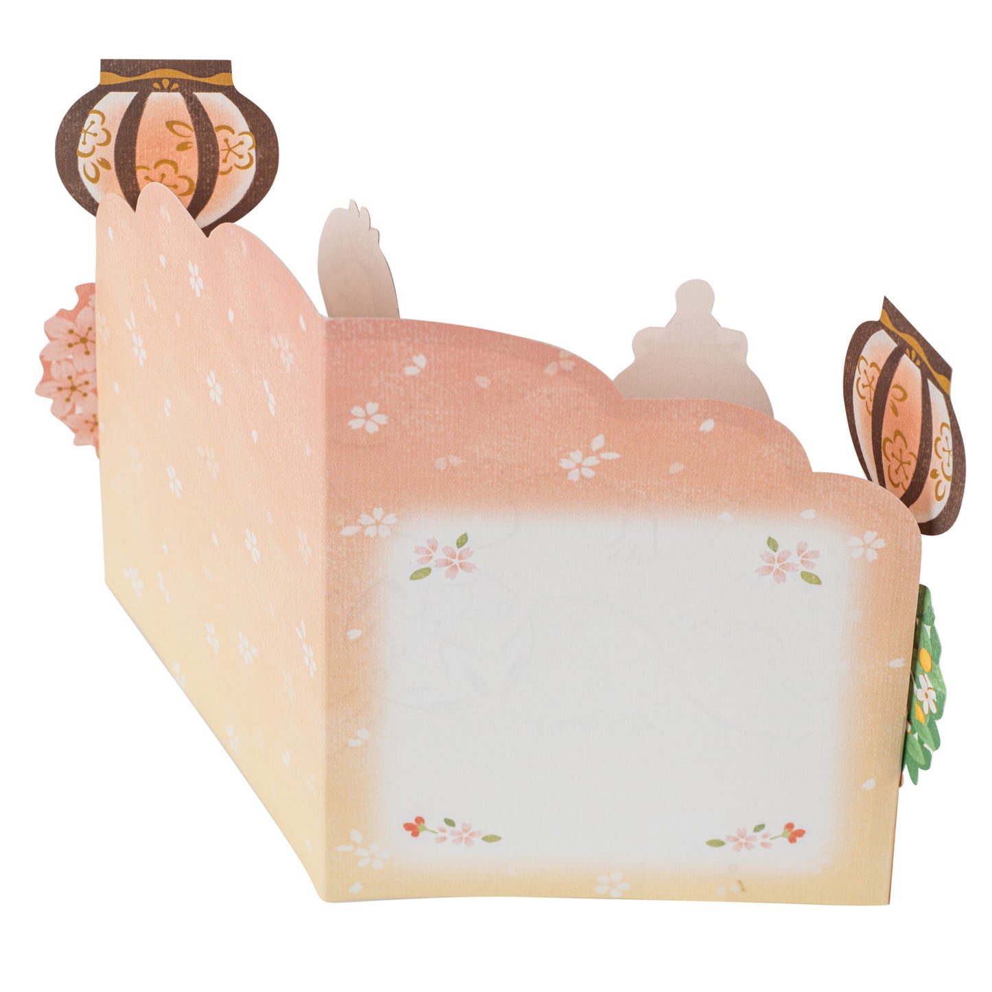 Happy Couple Pop Up Japanese Greetings Card back
