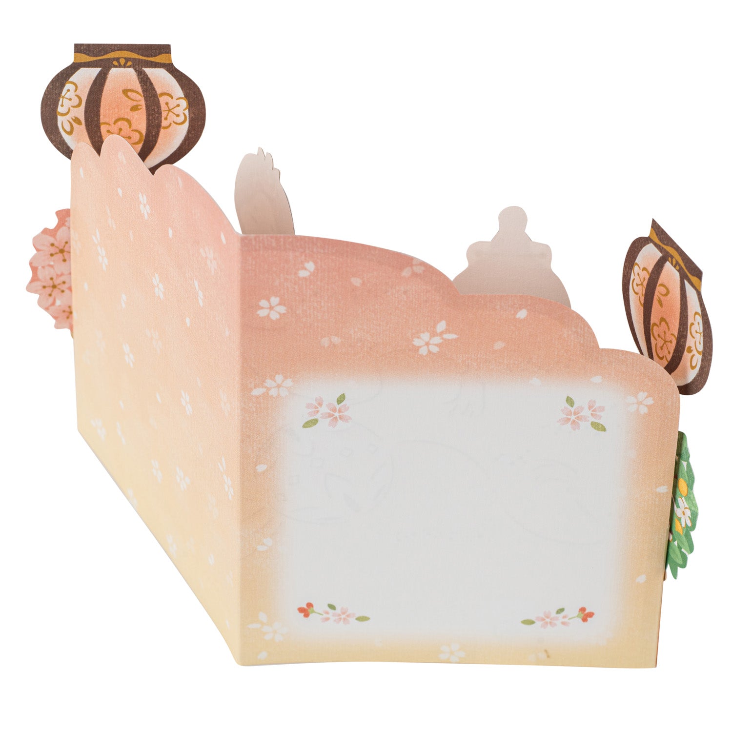 Happy Couple Pop Up Japanese Greetings Card back