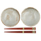 Yukishino Japanese Bowl and Chopstick Gift Set