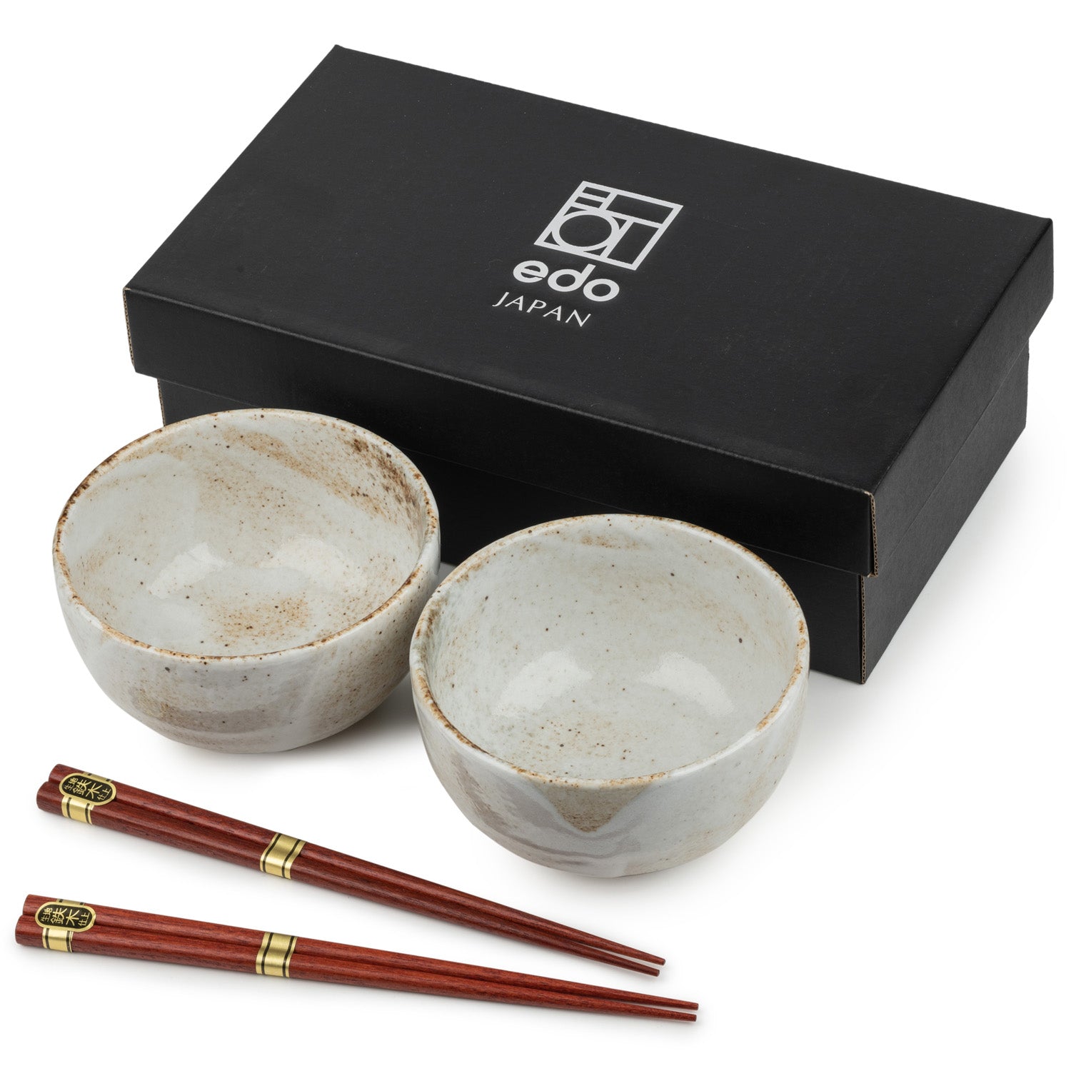 Yukishino Japanese Bowl and Chopstick Gift Set