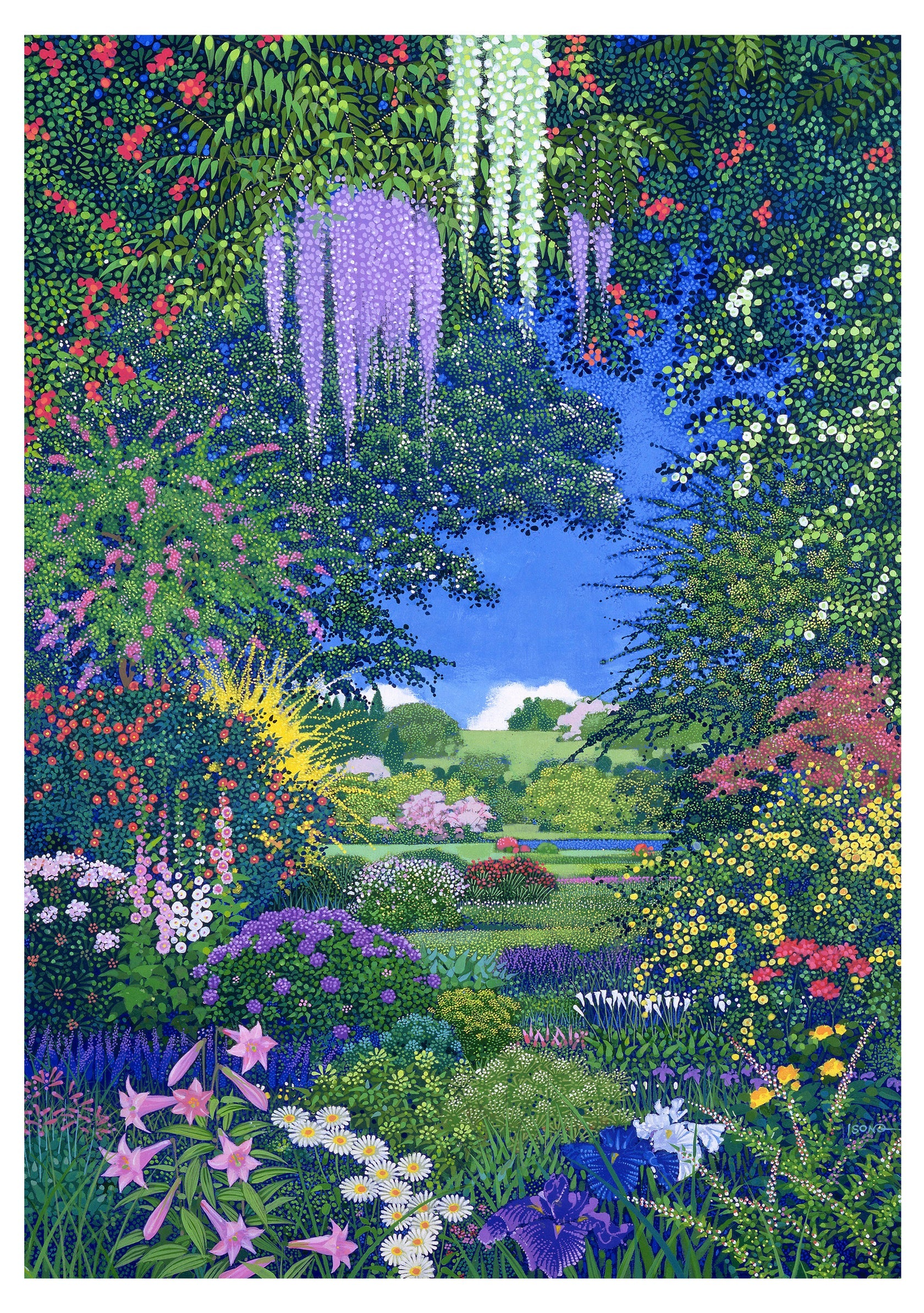 Wisteria Purple Forest