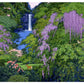 Autumn Leaves and Waterfall