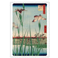 Hiroshige Horikiri Iris Garden Japanese Birthday Card Front