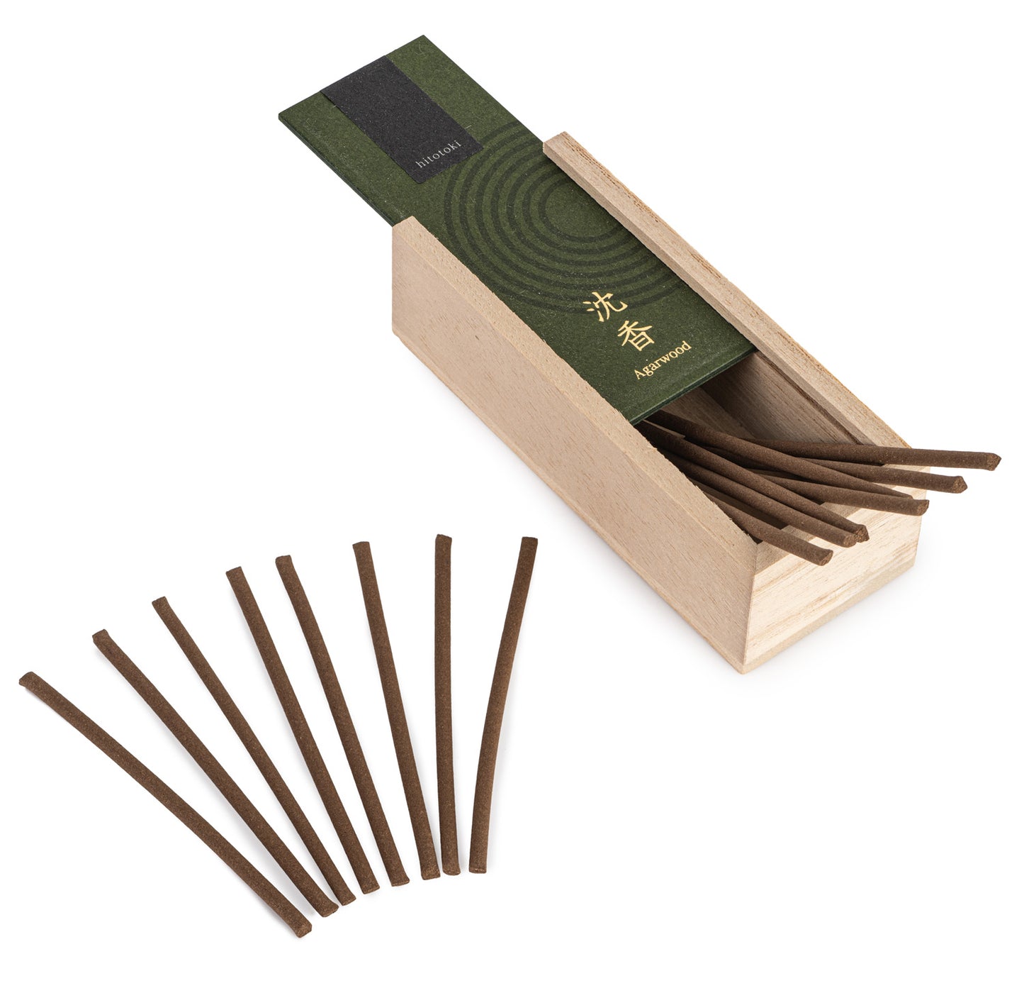 Hitotoki Agarwood Premium Japanese Incense inside