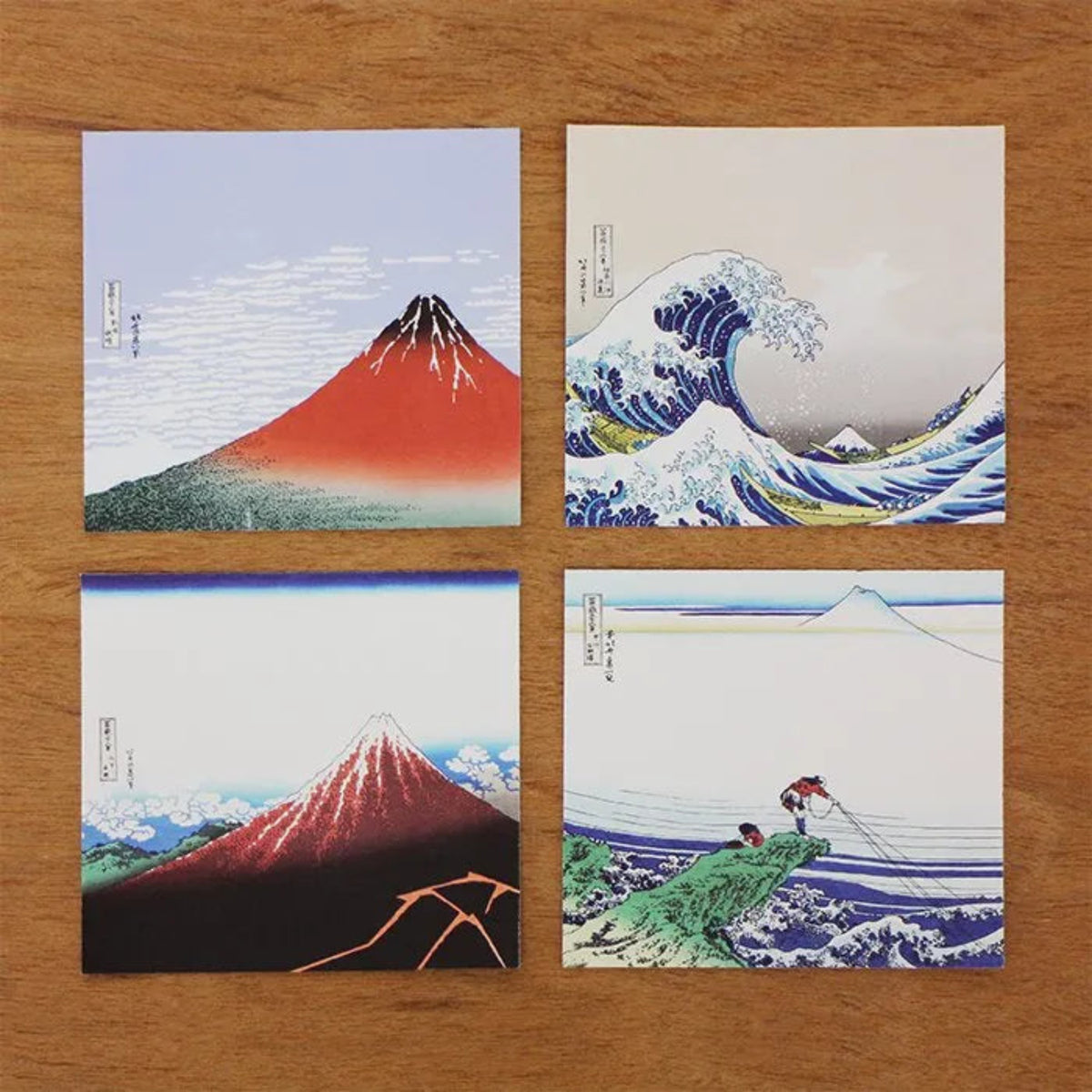 Hokusai Small Japanese Memo Pad designs