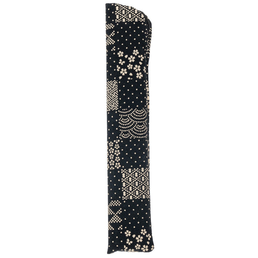 Inden Style Patchwork Japanese Folding Fan Case