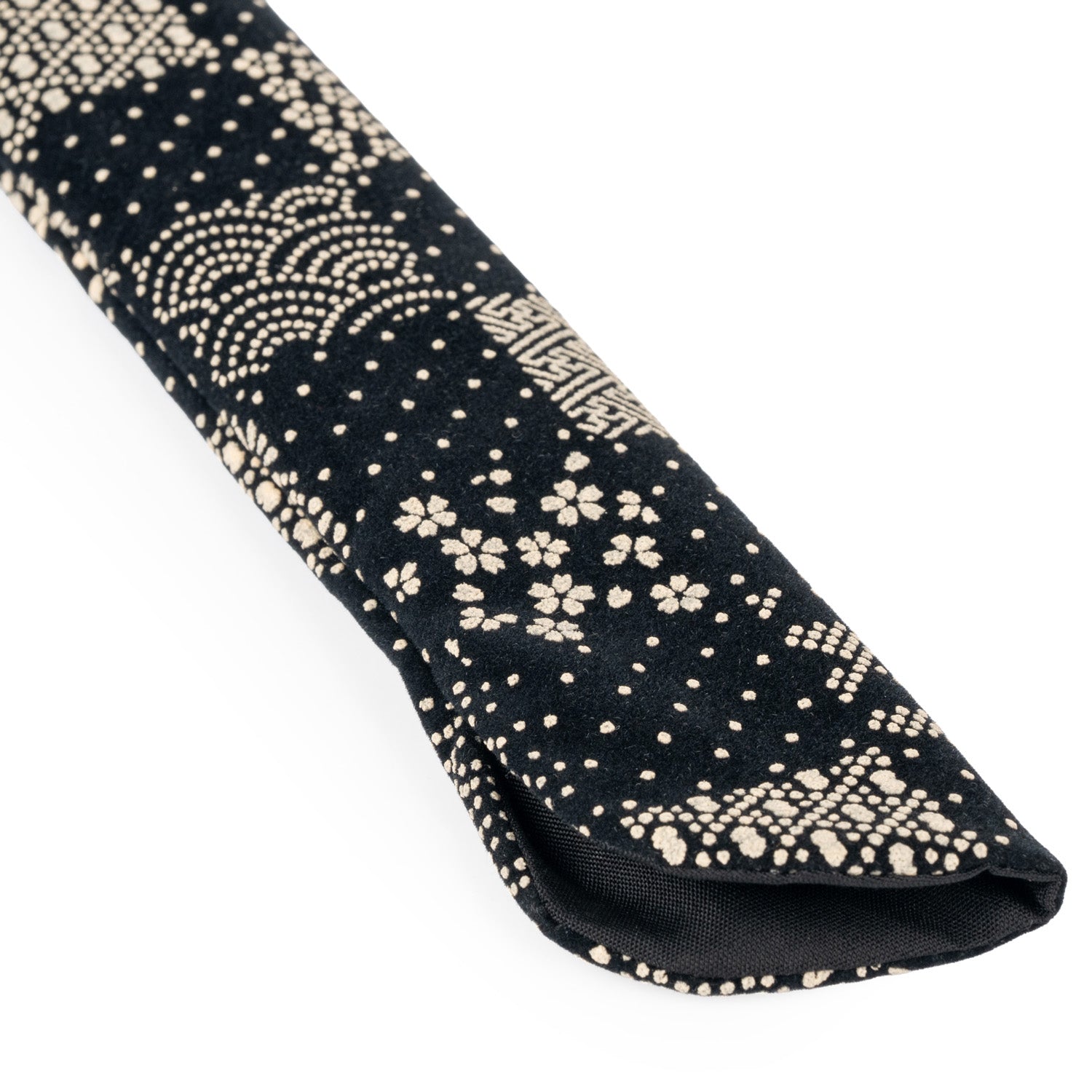 Inden Style Patchwork Japanese Folding Fan Case detail