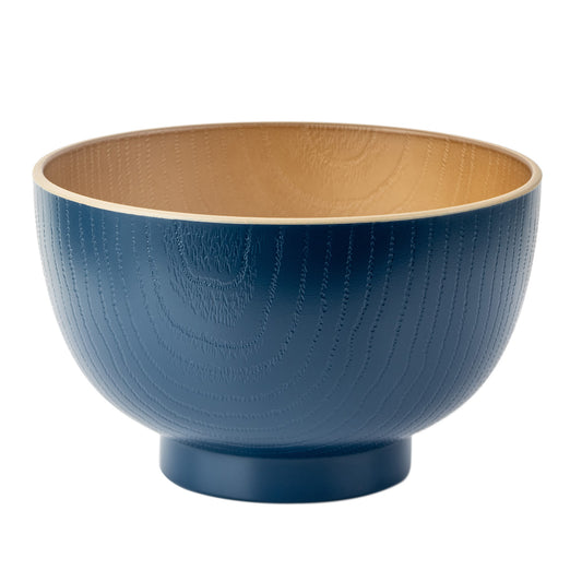 Indigo Blue Japanese Lacquer Bowl