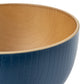 Indigo Blue Japanese Lacquer Bowl detail