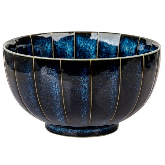 Indigo Blue Tokusa Japanese Soup Bowl