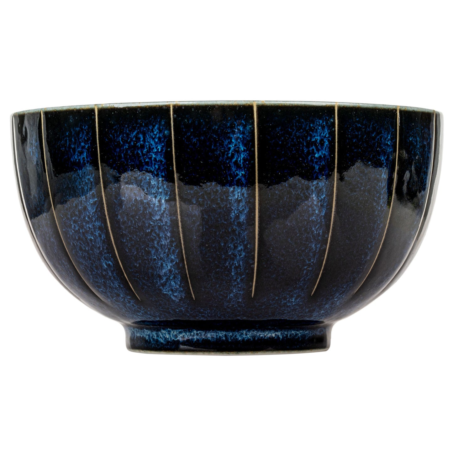 Indigo Blue Tokusa Japanese Soup Bowl side