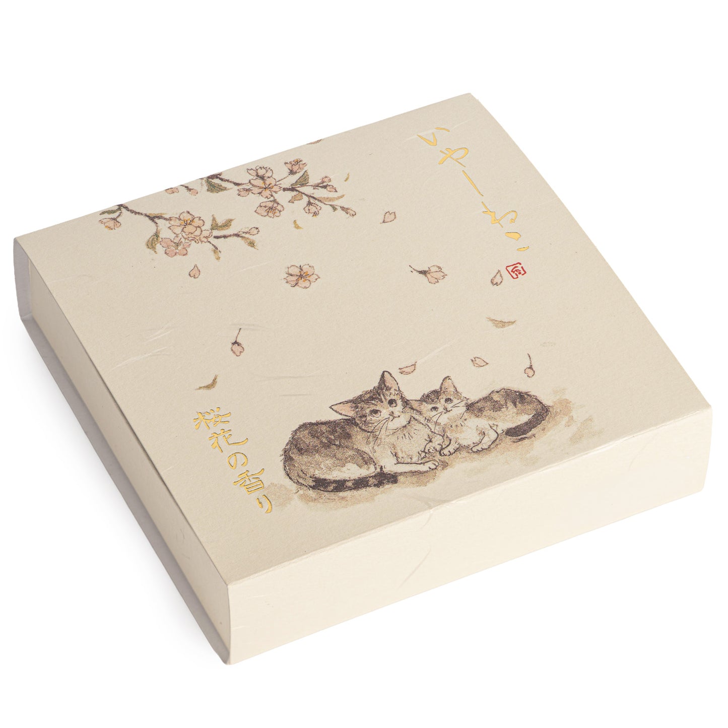 Iyashi Neko Spring Japanese Incense Cone Gift Set box