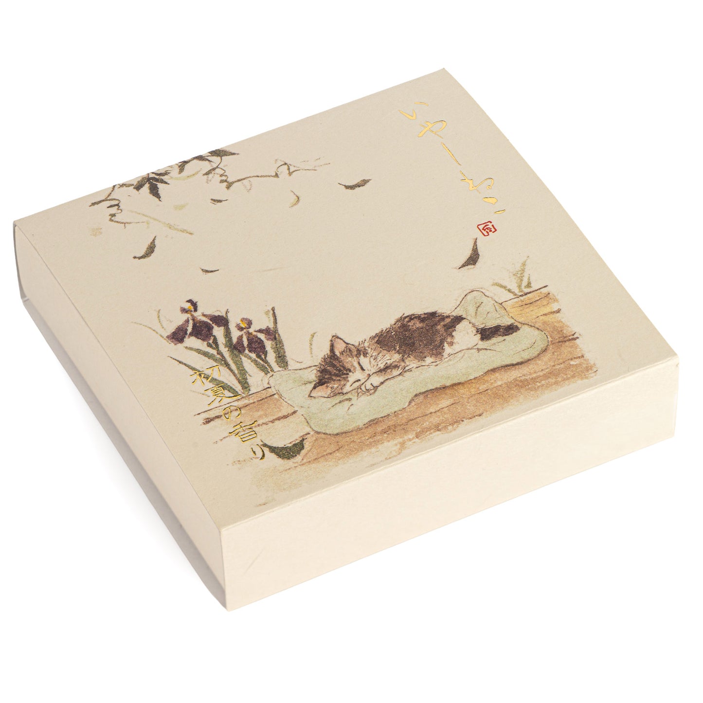 Iyashi Neko Summer Japanese Incense Cone Gift Set box