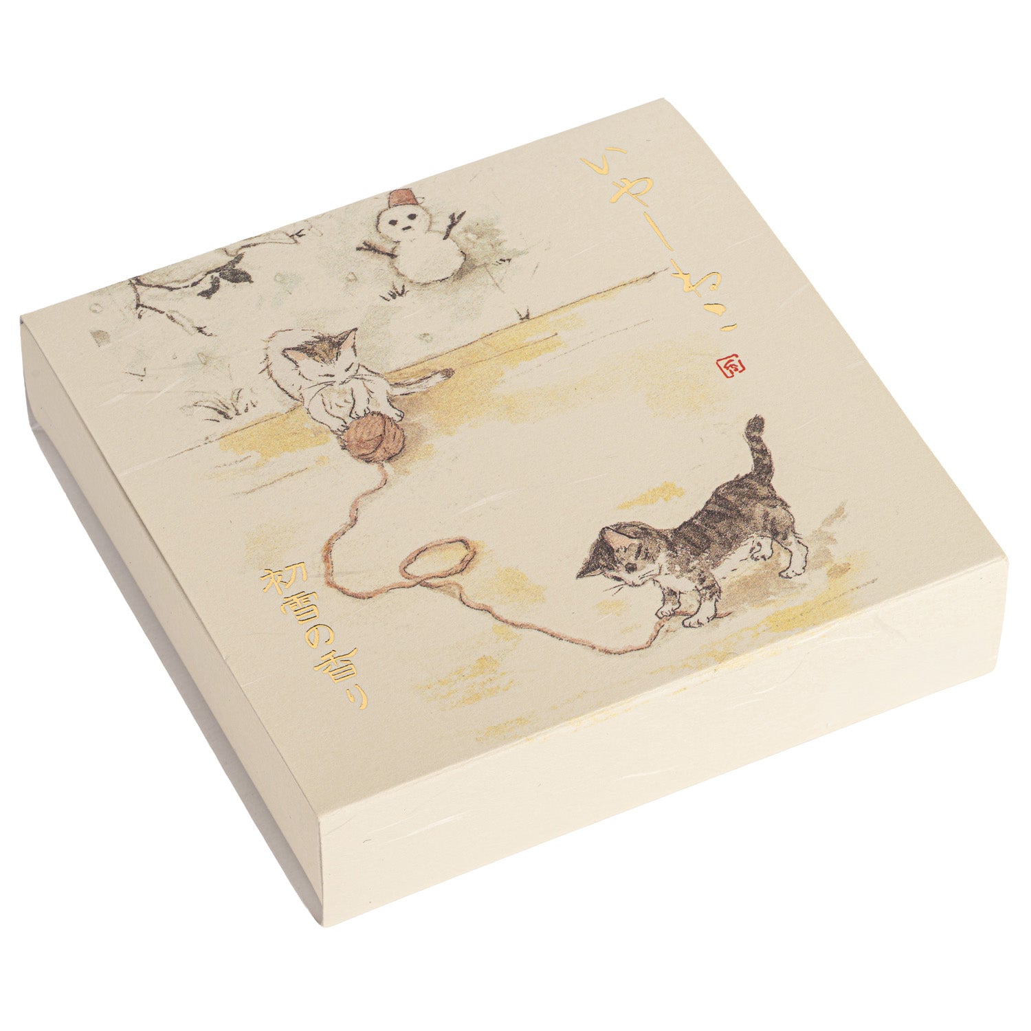 Iyashi Neko Winter Japanese Incense Cone Gift Set box