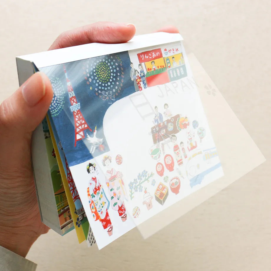 Japan Small Japanese Memo Pad side