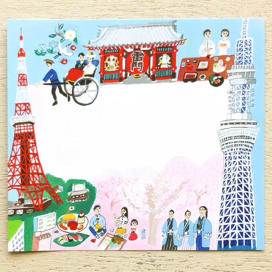 Japan Small Japanese Memo Pad example 1