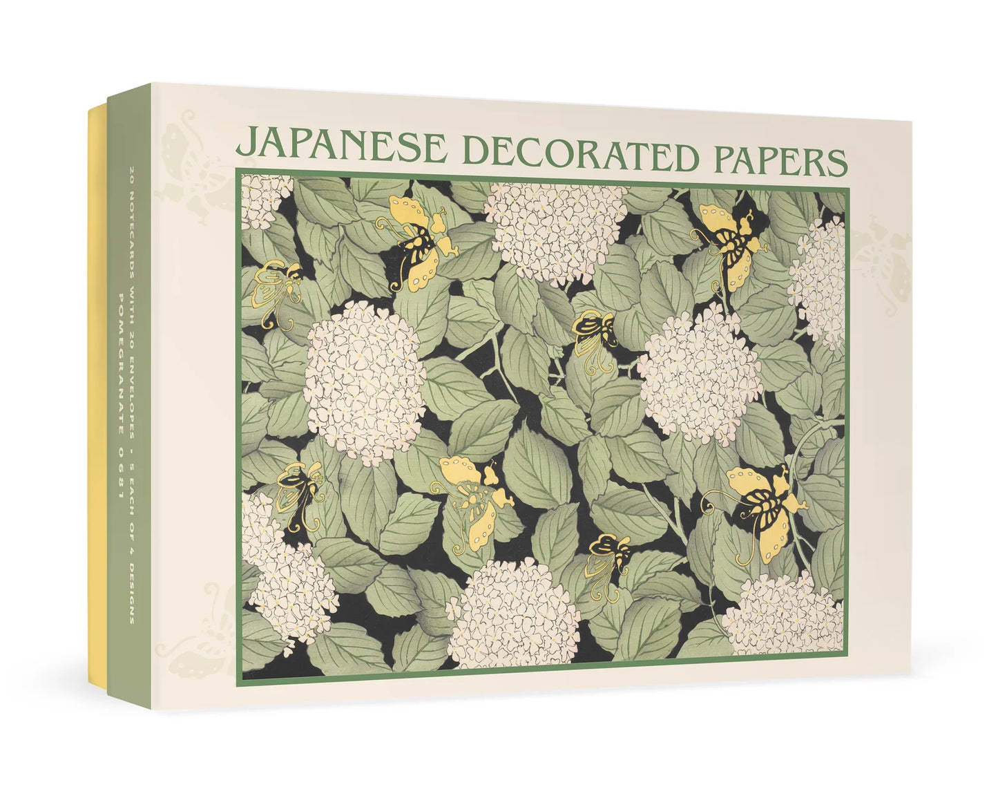 Japanese Decorated Papers Box 20 Greetings Cards
