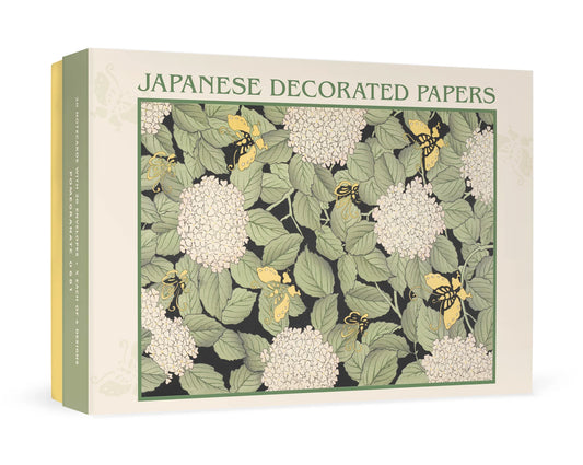 Japanese Decorated Papers Box 20 Greetings Cards
