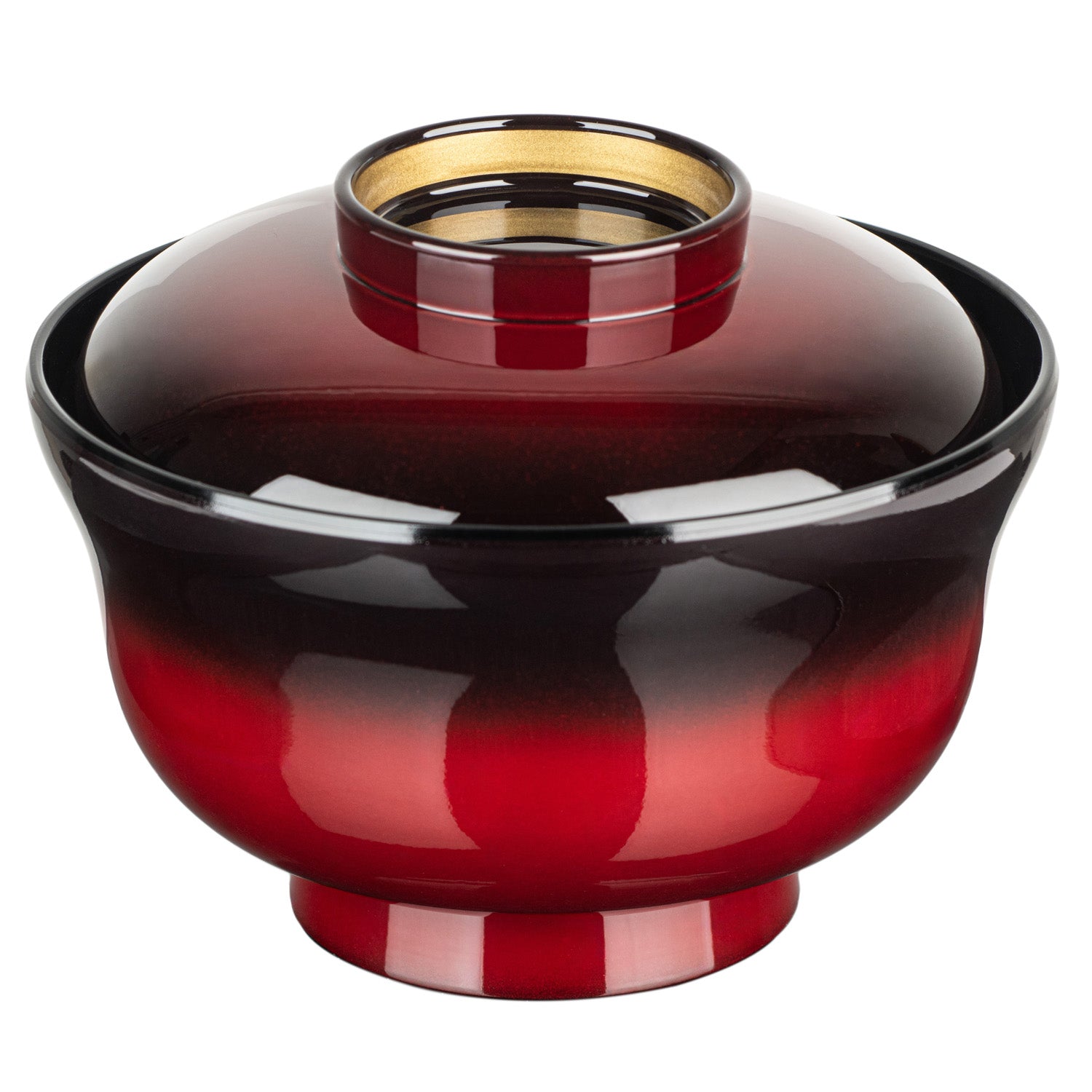 Kasumi Japanese Lacquer Bowl and Lid