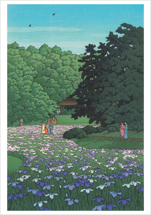 Iris Garden at Meiji Shrine Tokyo