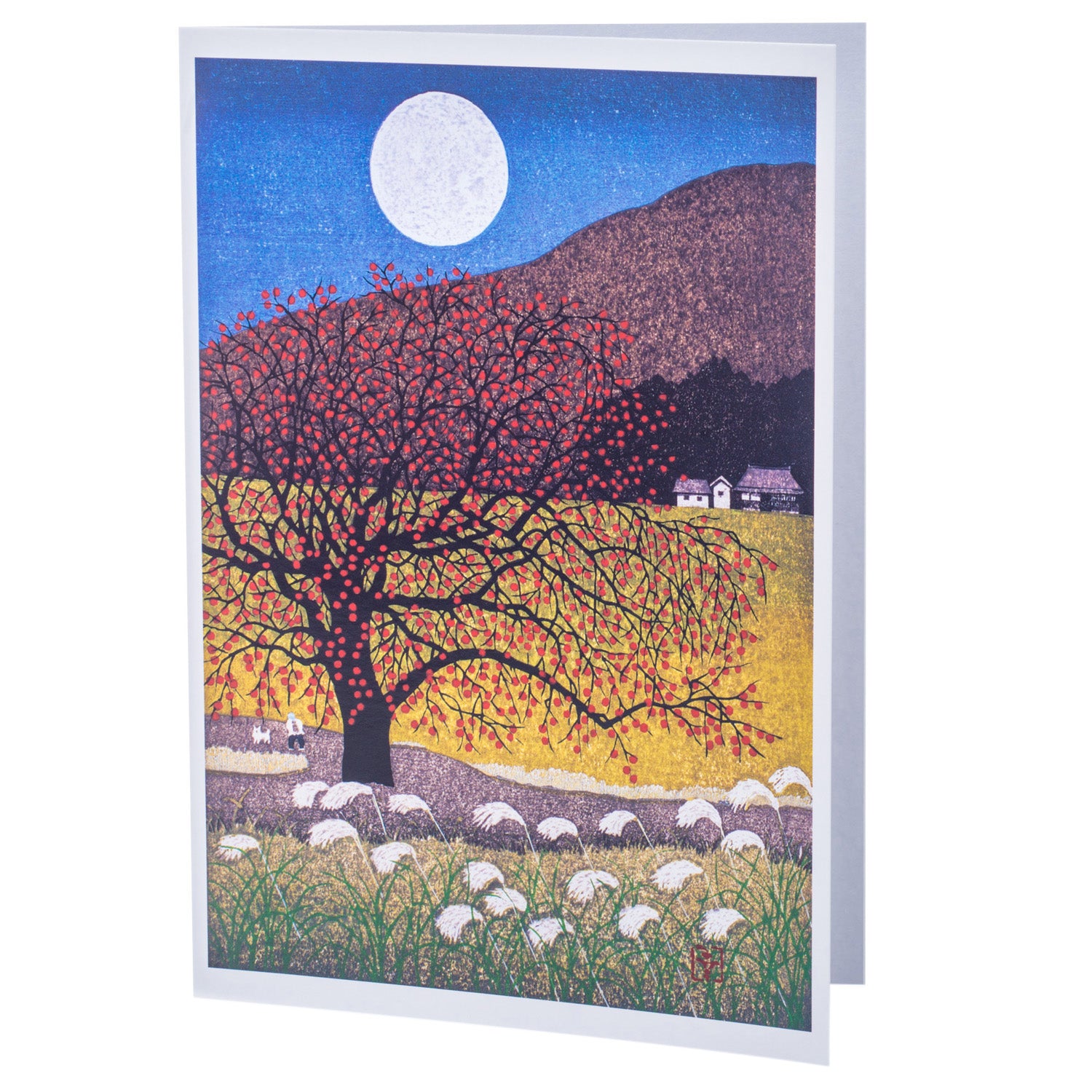 Kazuyuki Ohtsu Rising Moon Japanese Card stand 