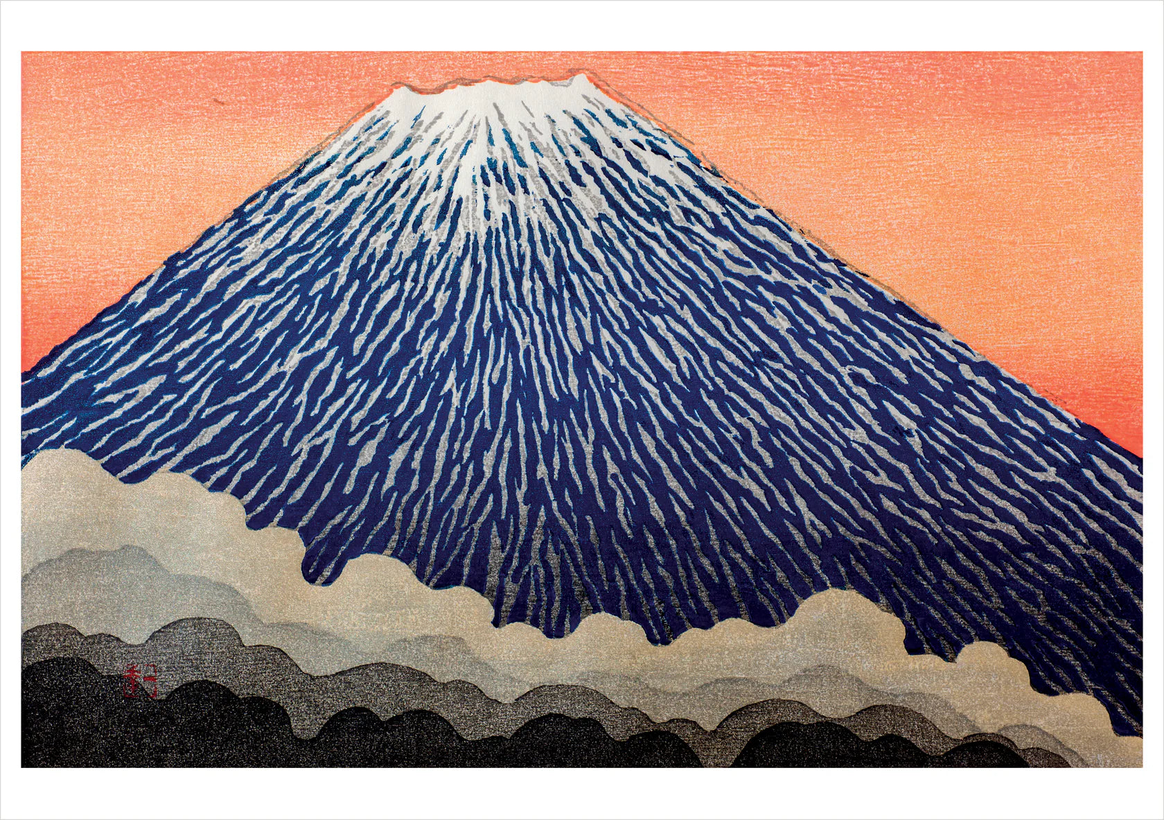 Kazuyuki Ohtsu Mount Fuji Japanese Notecard
