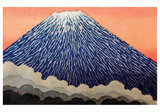 Kazuyuki Ohtsu Mount Fuji Japanese Notecard