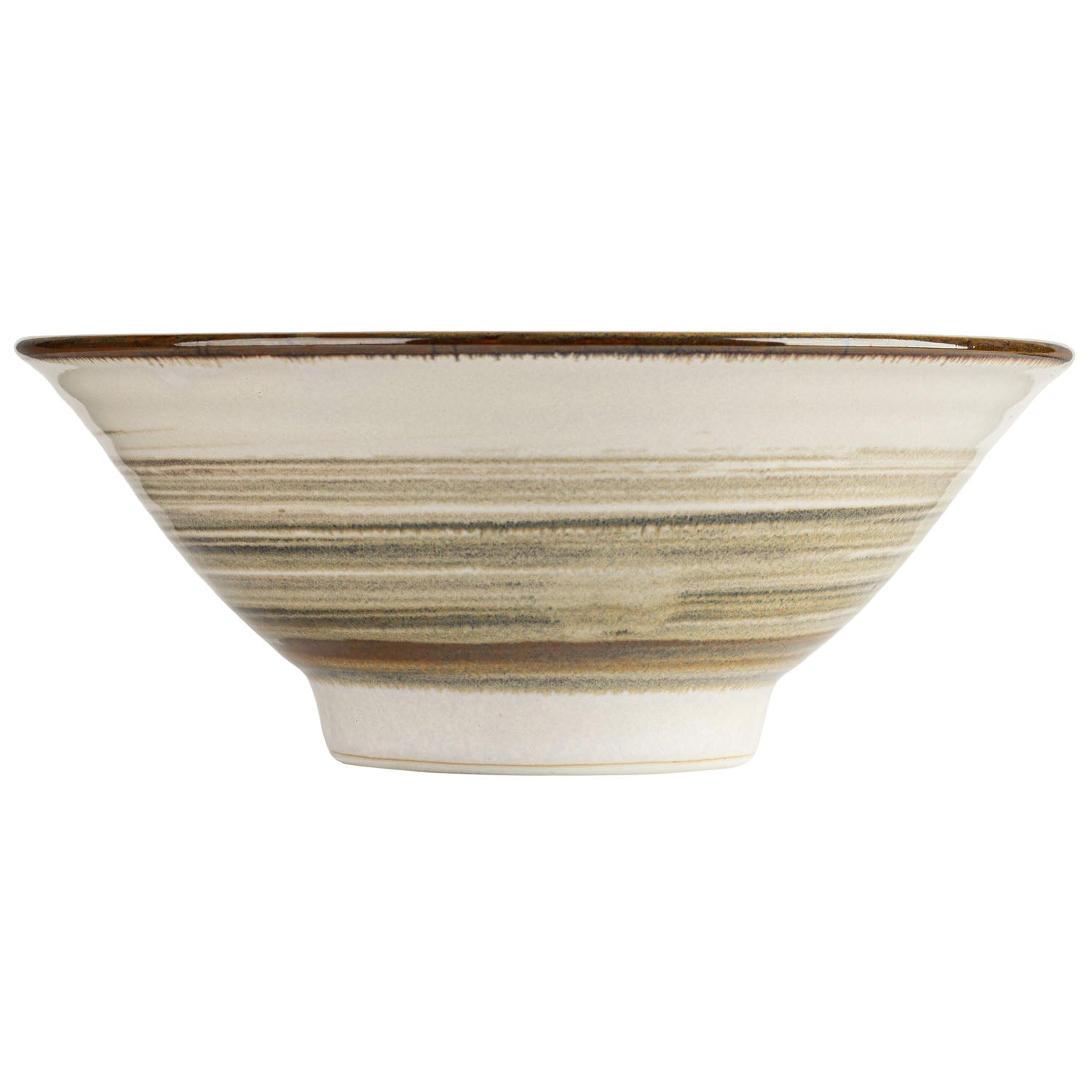 Kijitora Japanese Noodle Bowl Set bowl side