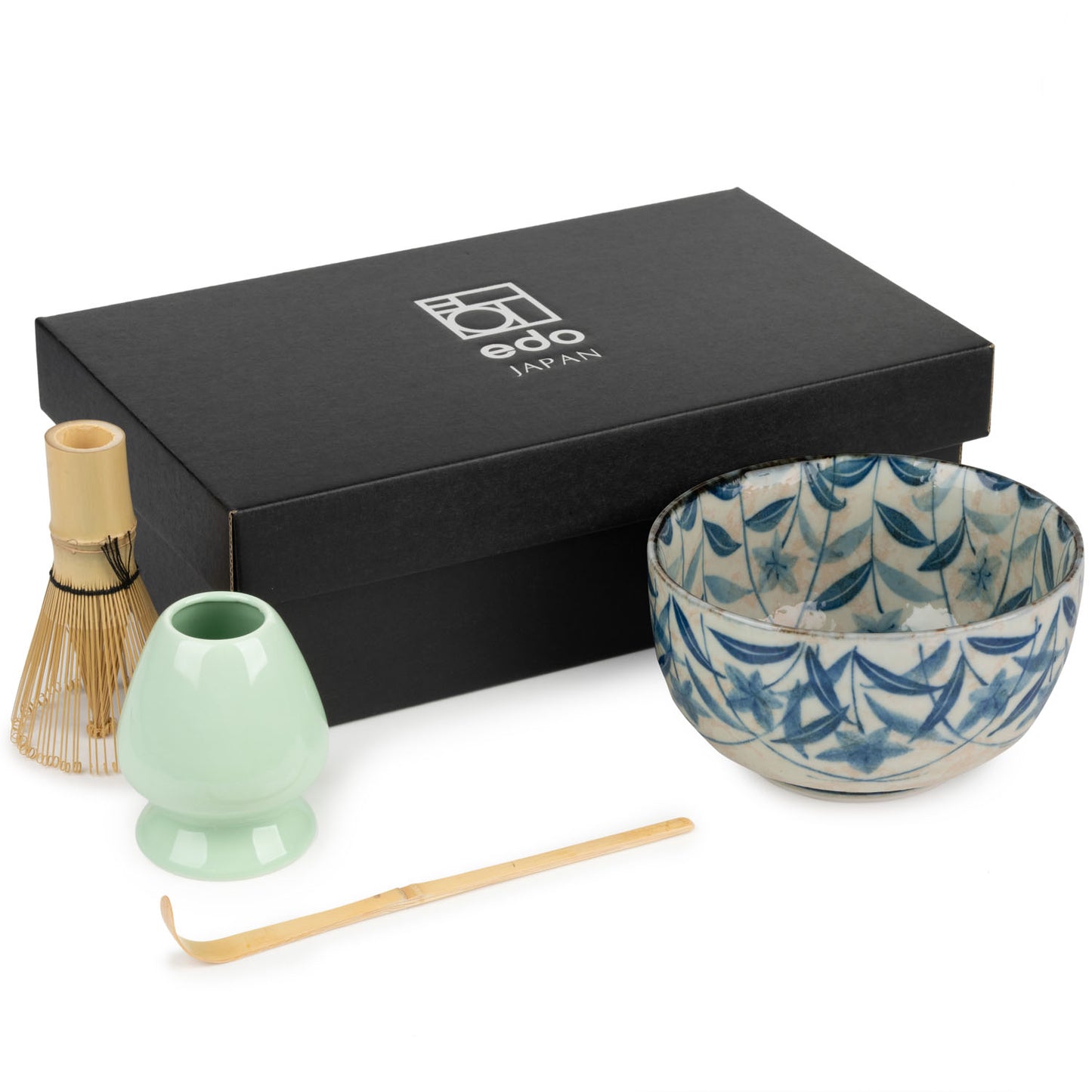 Kikyo Japanese Matcha Tea Bowl Gift Set and gift box