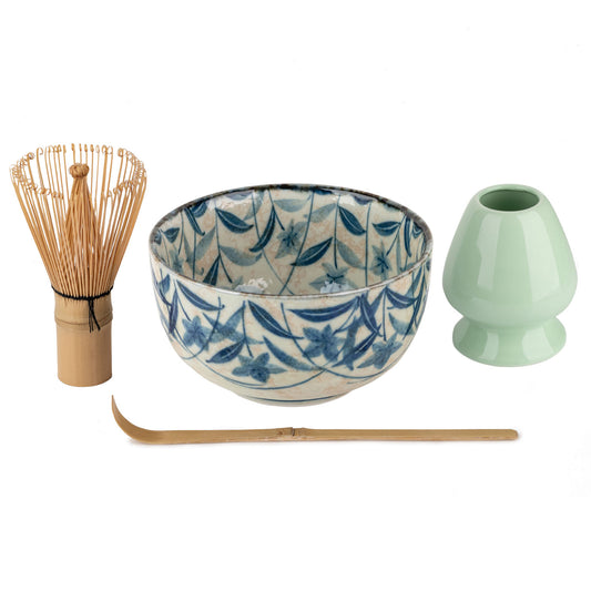 Kikyo Japanese Matcha Tea Bowl Gift Set