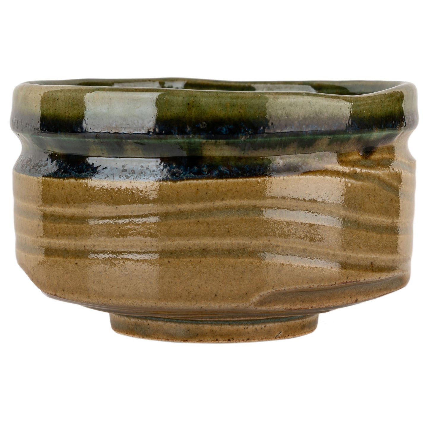 Kizeto Oribe Premium Japanese Matcha Tea Bowl side