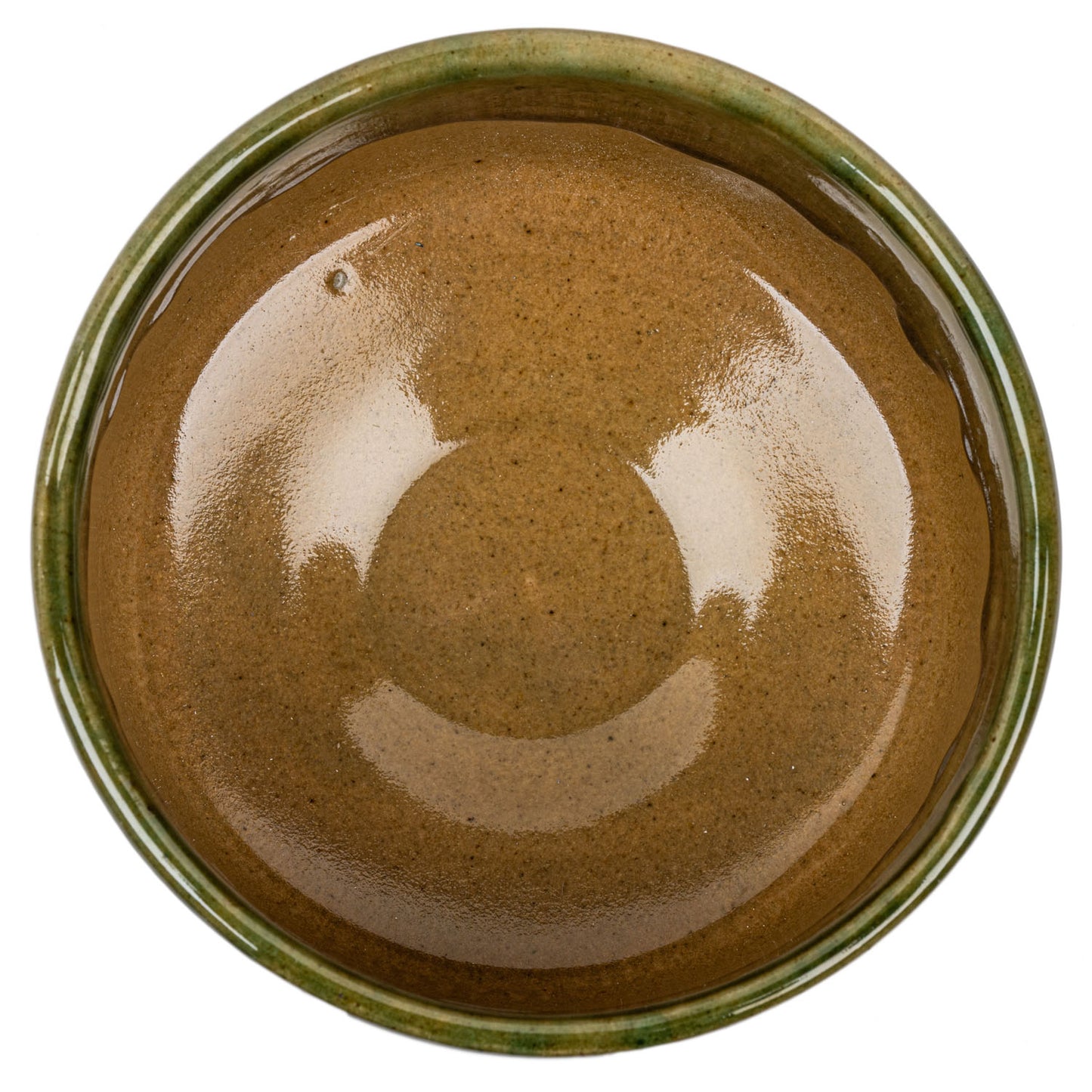 Kizeto Oribe Premium Japanese Matcha Tea Bowl top