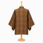 Kohaku Check Vintage Japanese Haori Jacket back
