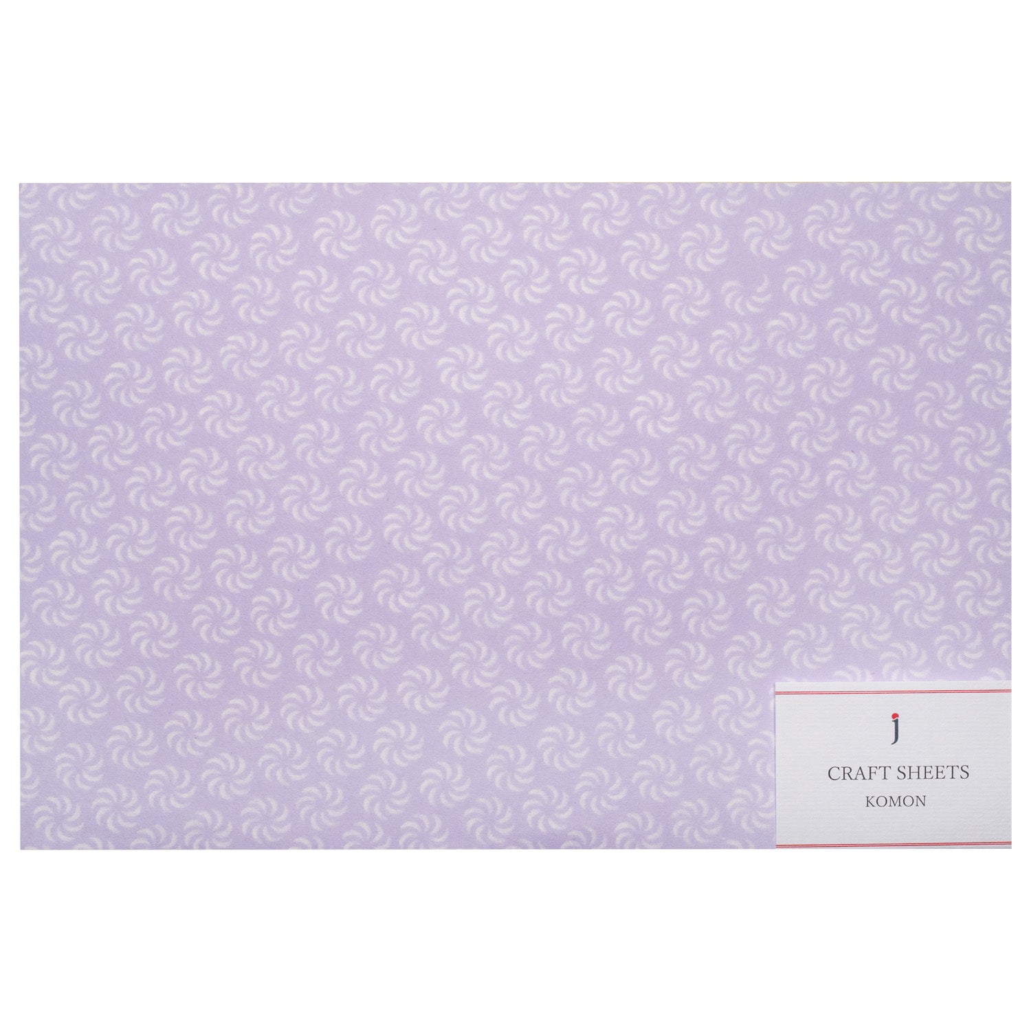 Komon Craft Sheets Pack 6 Echizen Washi Paper and label