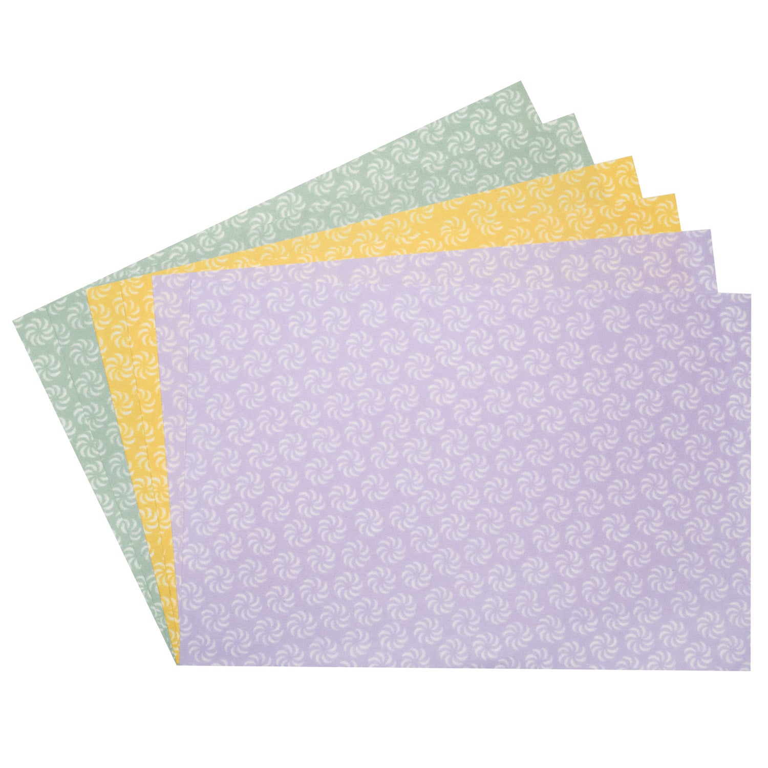 Komon Craft Sheets Pack 6 Echizen Washi Paper open