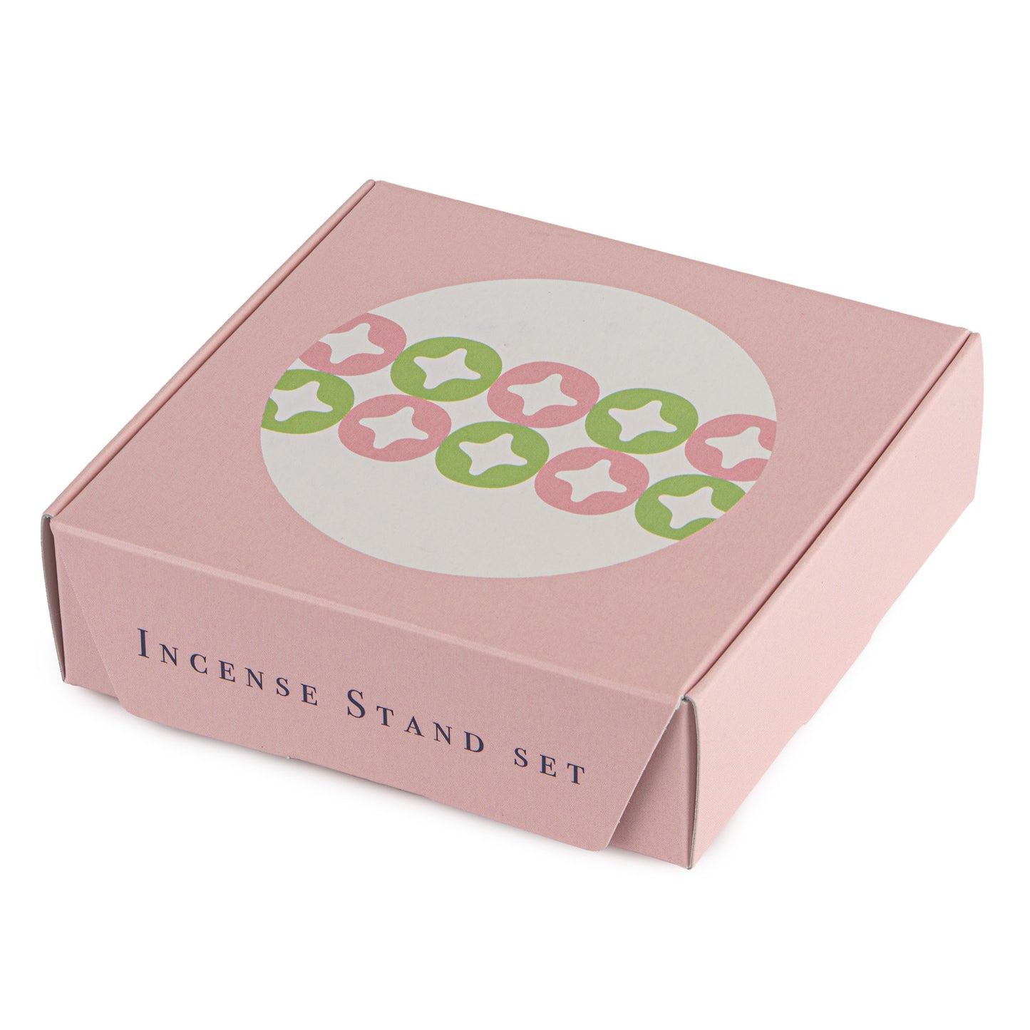 Komon Geometric Japanese Incense Holder Set gift box