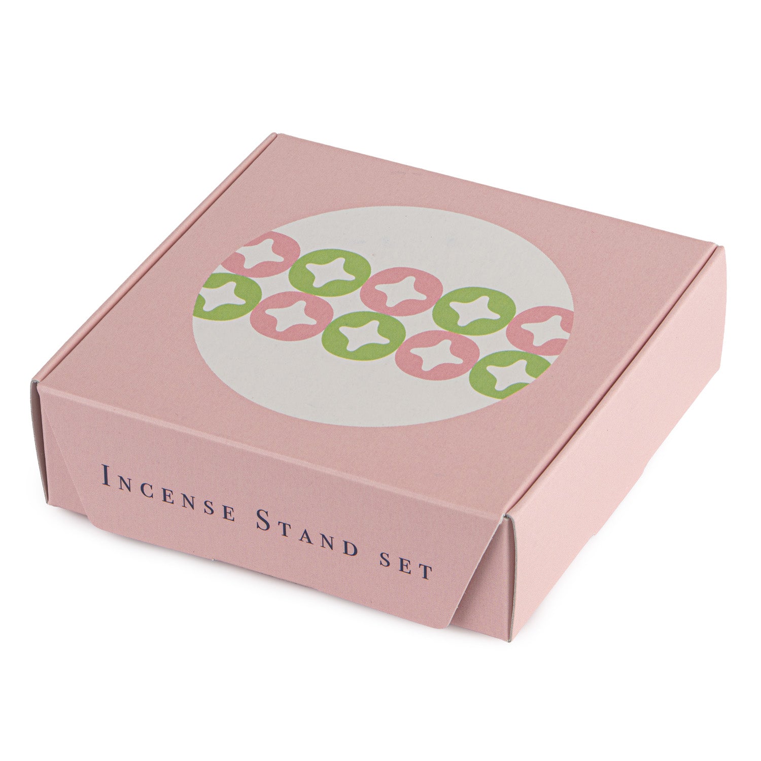 Komon Geometric Japanese Incense Holder Set gift box