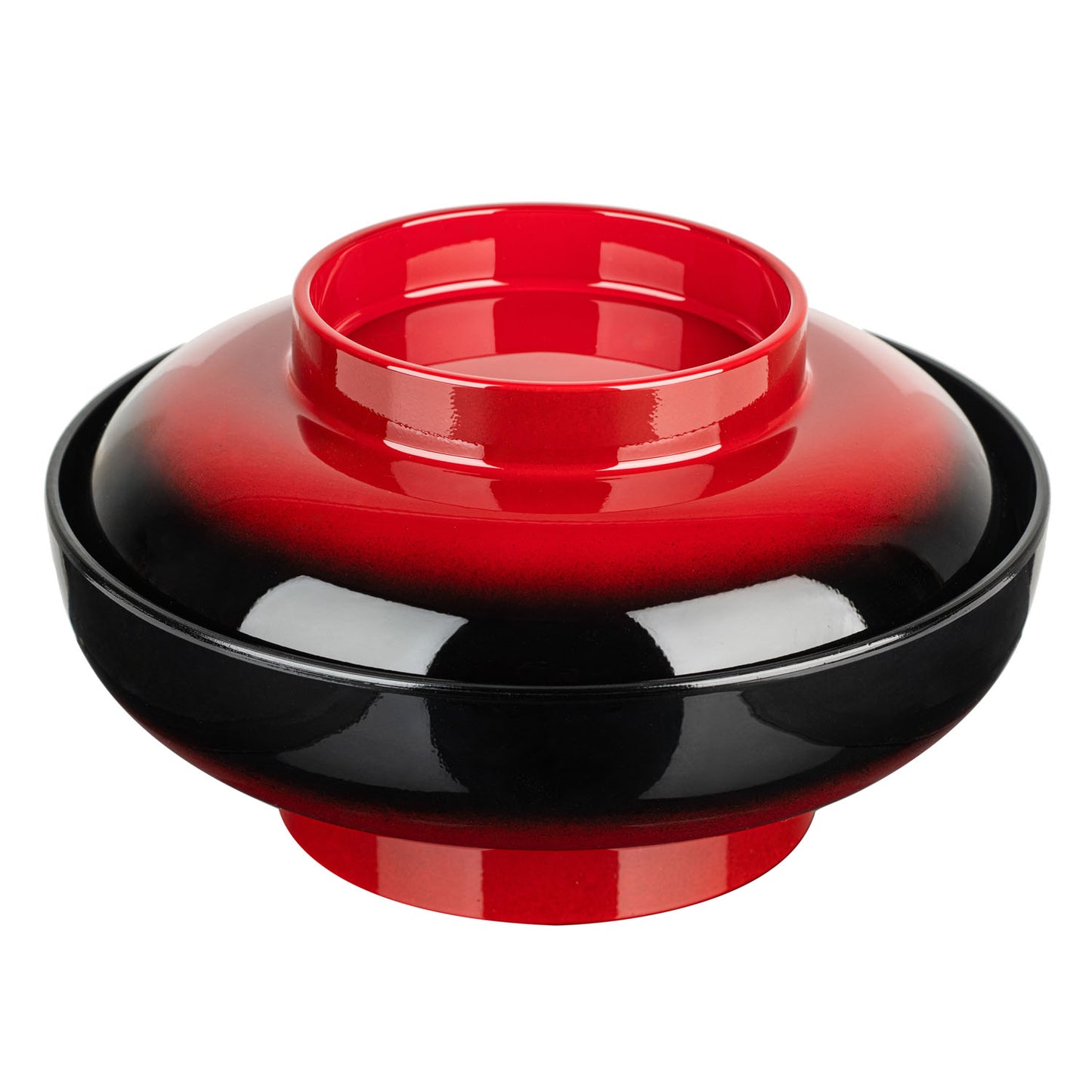 Kouya Large Japanese Lacquer Bowl and Lid