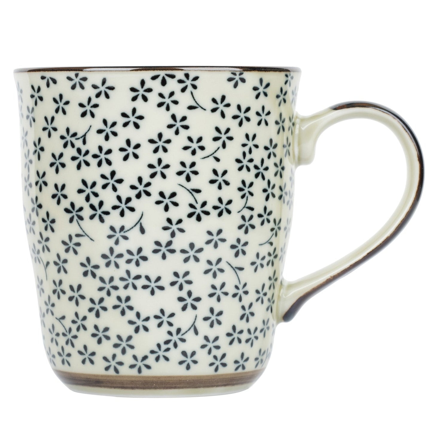 Kozome Aikobana Ceramic Japanese Tea Mug side