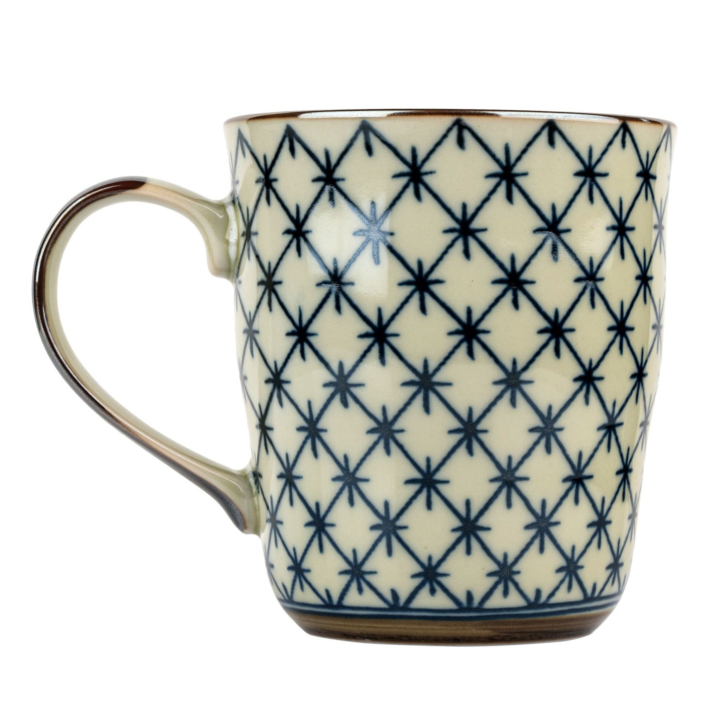 Kozome Jyuji Koushi Ceramic Japanese Mug side